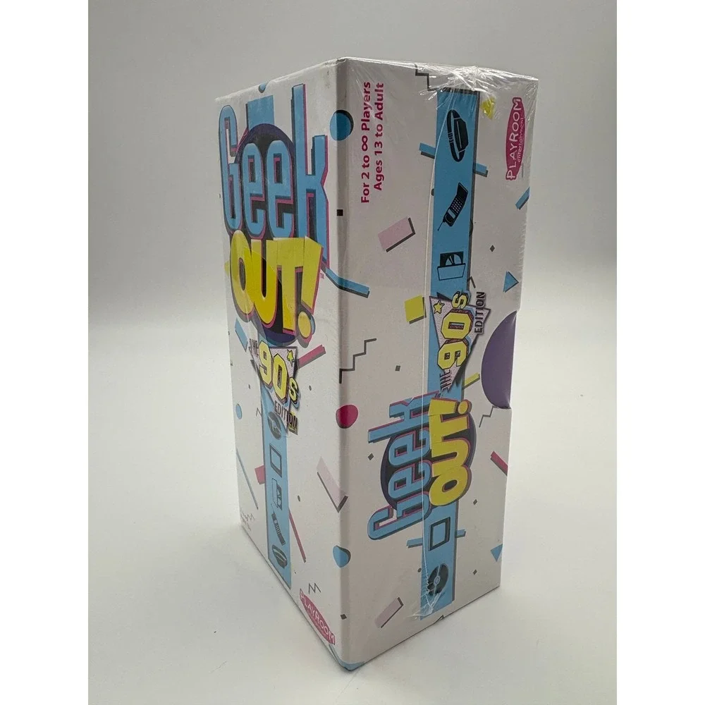 Geek Out! The 90s Edition Trivia‎ Party Game – Playroom Entertainment New Sealed
